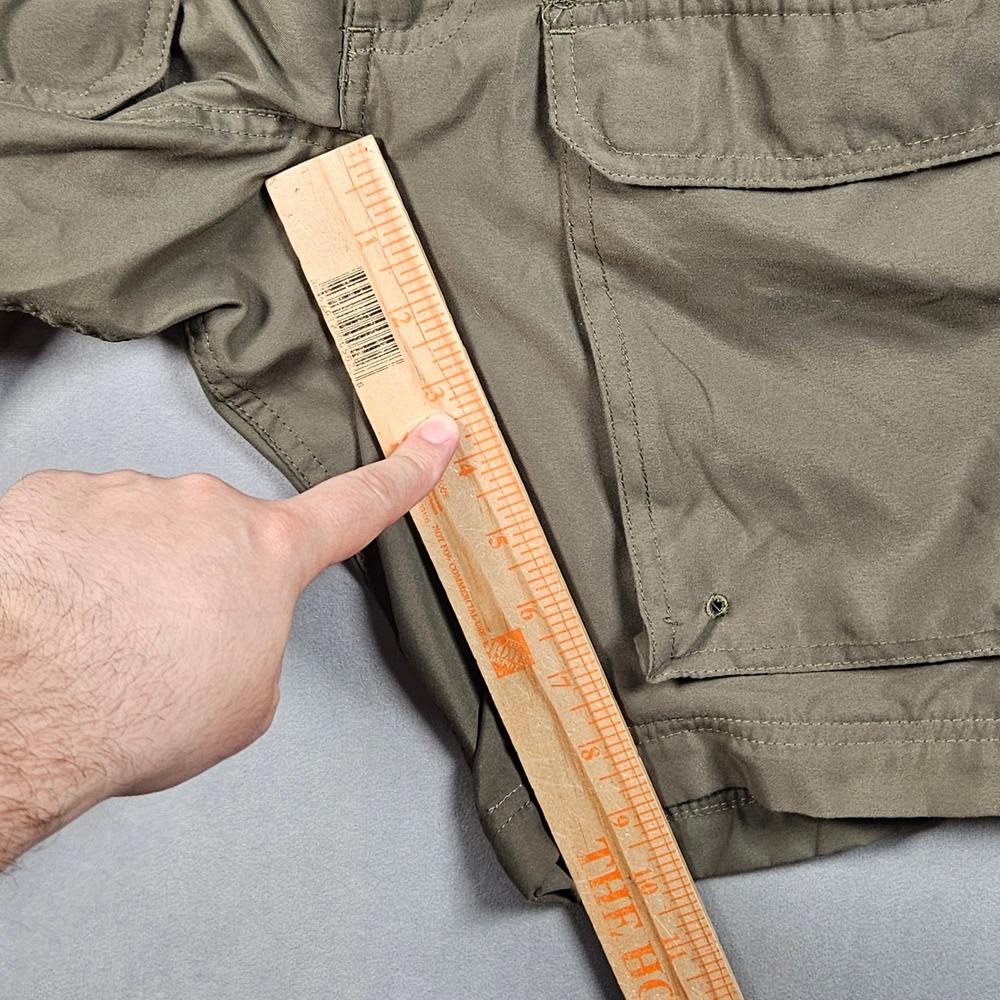 Boy Scouts of America Cargo Shorts Mens Small Olive Green Belted Utility Uniform - Picture 7 of 9